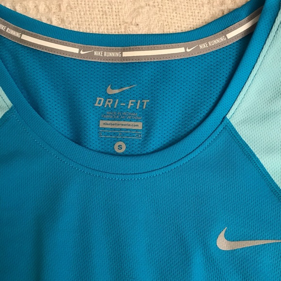 Nike Long Sleeve Colorblock Dri-Fit Running Top S - Picture 4 of 4